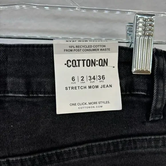Cotton On Black Straight Leg Jeans - Picture 7 of 12